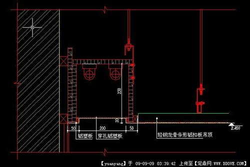 鋁扣板吊頂圖效果圖-大型高校鋁扣板工程案例效果圖