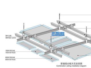 鋁扣板吊頂圖全集-簡約鋁扣板吊頂效果圖